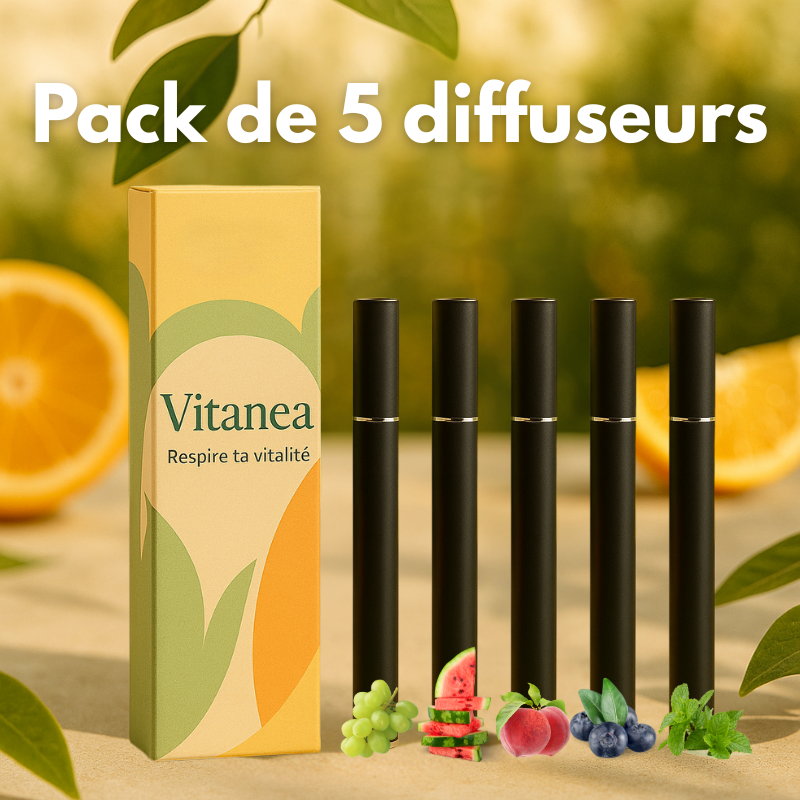 Pack 5 diffuseurs de vitamines